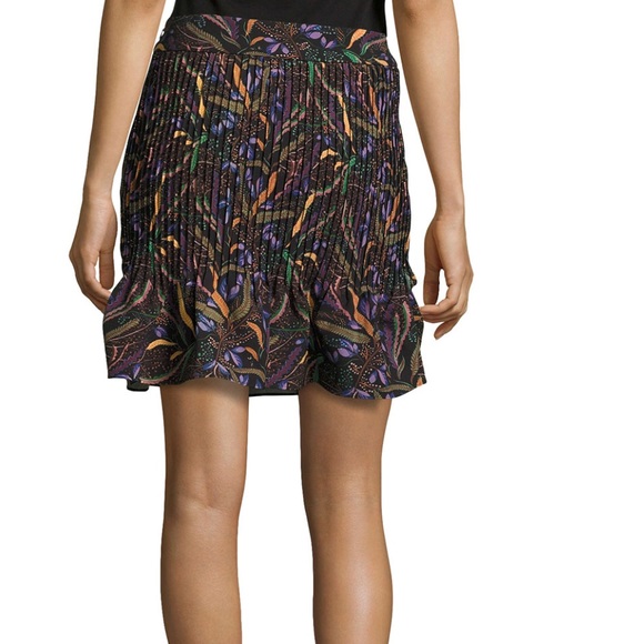 New Saloni Woven skirt Pleated Size 8 - Picture 2 of 7